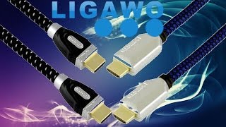 Hardware  HDMI Kabel 05  Ligawo 6541200 High Speed HDMI Kabel Cotton Blau und BlackSilver [upl. by Ellives333]