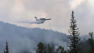 Hitzewelle in Sibirien Wälder stehen in Flammen [upl. by Adialeda]