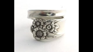 Friday Live Sale More Ornaments Flatware Jewelry Antique Sterling Silver Spoon Rings Custom Made [upl. by Pilihp]