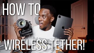 How To Wirelessly Tether To An IPAD  Step  By  Step [upl. by Sitsuj]