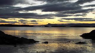 Sunset at Sunnyside Croft Arisaig 141013 [upl. by Shewchuk173]