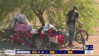 Principal concerned over homeless camps near southwest Las Vegasarea high school [upl. by Bocaj871]