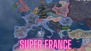 WHAT IF FRANCE UNITED ALL LATIN COUNTRIES IN WW2HOI4 TIMELAPSE [upl. by Nolyd94]