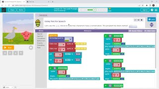 L239 Codeorg  Express2021  Lesson 23 Texts and Prompts  level 9 [upl. by Atilahs]