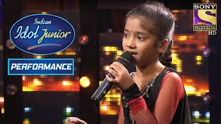 Sugandhas Sweet And Melodious Performance  Indian Idol Junior [upl. by Mateo]