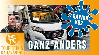 GANZ ANDERS  Rapido V62 Modelljahr 2022 • TOURISTIK amp CARAVANING LEIPZIG • Kastenwagen  VLOG 38 [upl. by Edrock498]