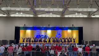 Teurlings Catholic cheer regional 2024 [upl. by Araiet]