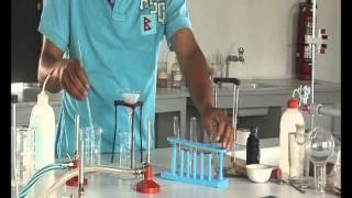 Lab demonstration separating of sand and salt using filtration [upl. by Fablan]