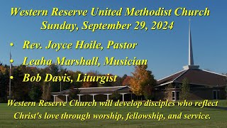 WRUMC September 29 2024 worship service [upl. by Felten]