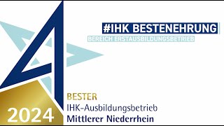 IHKBestenehrung 2024 Bester Ausbildungsbetrieb Tönisvorster Buchhandlung [upl. by Carley]