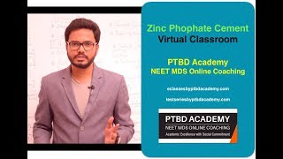 Zinc Phosphate Cement  Virtual Classroom [upl. by Suzanne]