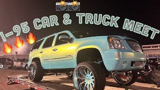 I95 Car amp Truck meet 🔥🔥🔥🔥 bigrims subwoofer subscribe viral youtube comment [upl. by Kelton]