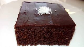 Recette Gâteau au chocolat sans œufs facile rapide [upl. by Enirolf]