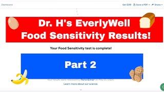 Dr Hs EverlyWell Food Sensitivity Test Results  Food Intolerance  Part 2 [upl. by Levina]