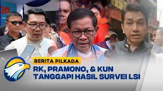 RK Pramono dan Kun Tanggapi Hasil Survei LSI  Berita Pilkada 2024 [upl. by Vastah]