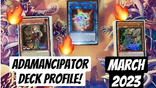 YuGiOh Adamancipator Deck Profile March 2023 Photon Hypernova Format Local Topping [upl. by Arrej]