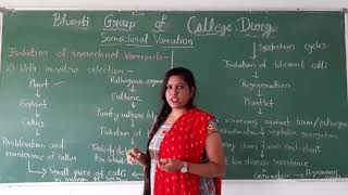 Somoclonal variation by Ms Pooja Balkishore [upl. by Airetal]