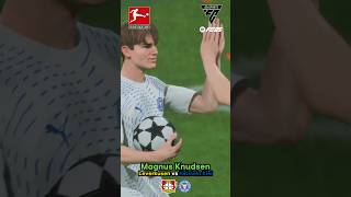 MAGNUS KNUDSEN SCORES Bayer Leverkusen vs Holstein Kiel [upl. by Akedijn]