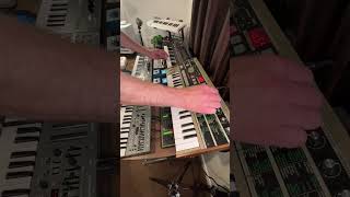 synthwave MicroKorg JDXi Volca Sample 2 SH01A JU06A Arturia Keystep Pro [upl. by Jaworski341]