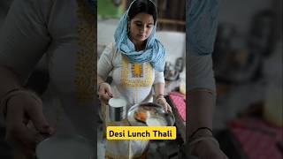 Desi Lunch Thali from Haryana shorts bajrekiroti youtubeshorts trending food virslshorts [upl. by Aliuqa769]