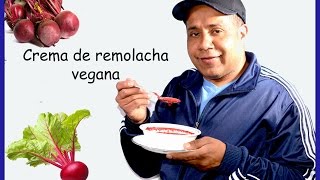 Crema de remolacha Comida vegana [upl. by Wilda]