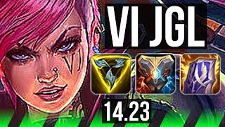 VI vs RENGAR JGL  Rank 2 Rank 1 Vi  NA Challenger  1423 [upl. by Irme]