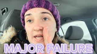 I FAILED  Snow Storm Vlog [upl. by Asenev]