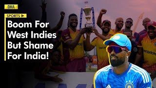 IND vs WI 5th T20I Highlights West Indies Historic T20I Series Win Over India [upl. by Dearborn]