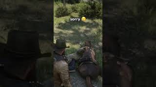 RDR2 Horse Crash fyp shorts reddeadredemtion2 rdr2 ytshorts arthurmorgan [upl. by Aicele127]