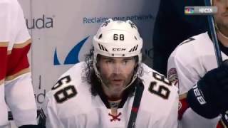 Jagr collects 1900th career point on 45th birthday [upl. by Elie]