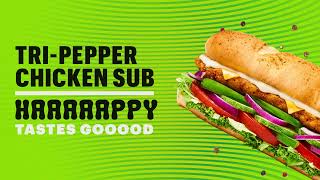 Feel Good with 3x the Pepper Subway TriPepper Chicken [upl. by Emmerie]