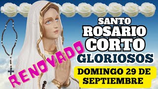 El Santo Rosario corto de hoy domingo 29 de septiembre de 2024 misterios gloriosos 🌹♥️✝️✨🙏 [upl. by Alister269]