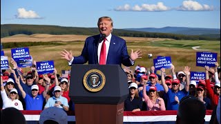 Trump kicks off a Pennsylvania rally by talking about Arnold Palmer’s genitalia [upl. by Pelligrini917]