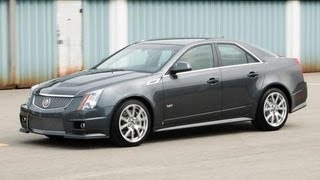 2009 Cadillac CTSV Automatic Tested  CAR and DRIVER [upl. by Neerod248]