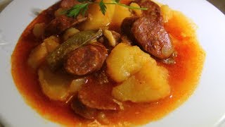 Cómo hacer Patatas a la Riojana  Las Recetas De Pepa [upl. by Etsirhc]