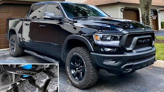 2020 Ram Rebel ReadyLift 2quot Leveling Kit  What a difference [upl. by Casandra53]