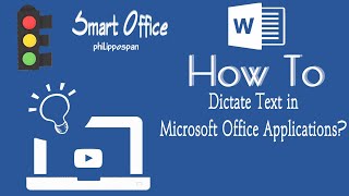 How To Dictate Text in Microsoft Office Applications [upl. by Thordis507]