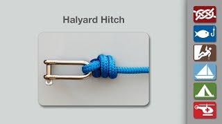 How to Tie the Halyard Hitch [upl. by Ronnica534]