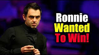 Ronnie OSullivan Fought Hard to the Bitter End [upl. by Carilla]