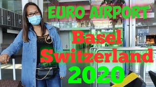 ✓ Euro Airport Basel Switzerland 2020  inside the airport CebuanainSwitzerland [upl. by Nylirac]