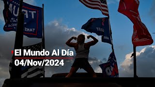 ElMundoAlDía  Mujeres y latinos claves en las elecciones de Estados Unidos  ¿Kamala o Trump [upl. by Alfie96]