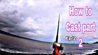 How to cast ulua pole PART 2ulua fishinghawaii fishing [upl. by Richmal]