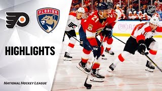 NHL Highlights  Flyers  Panthers 111919 [upl. by Enitsed]