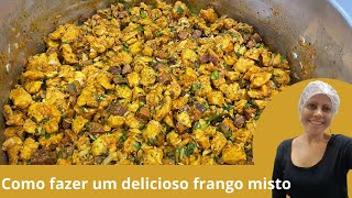 Como fazer um delicioso frango misto [upl. by Atsilac687]