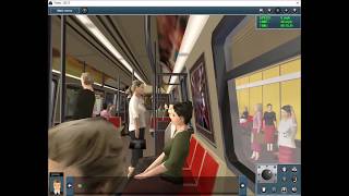 Trainz Simulator 2012 Northeast Metro Orange Line [upl. by Tnairb195]