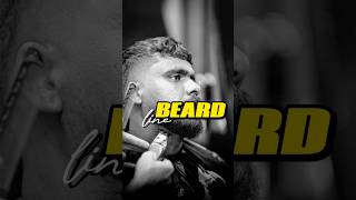 BEARD LINE  barber tutorial  TRIMMER barber fademaster haircut beard [upl. by Yluj]