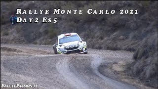 Rallye Monte Carlo 2021 Day2 Es5 [upl. by Fretwell]