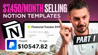 Create and Sell Notion Templates How I Made 7450Month [upl. by Colene99]