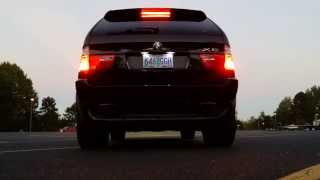 stock bmw x5 48is exhaust [upl. by Yadrahc567]