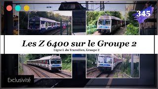 Les Z6400 sur le Groupe 2 de Paris SaintLazare 345 [upl. by Nichole]